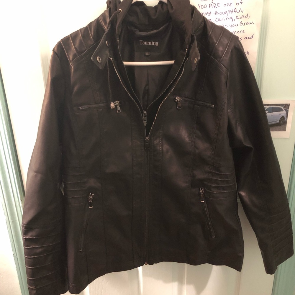 Faux Leather Jacket
